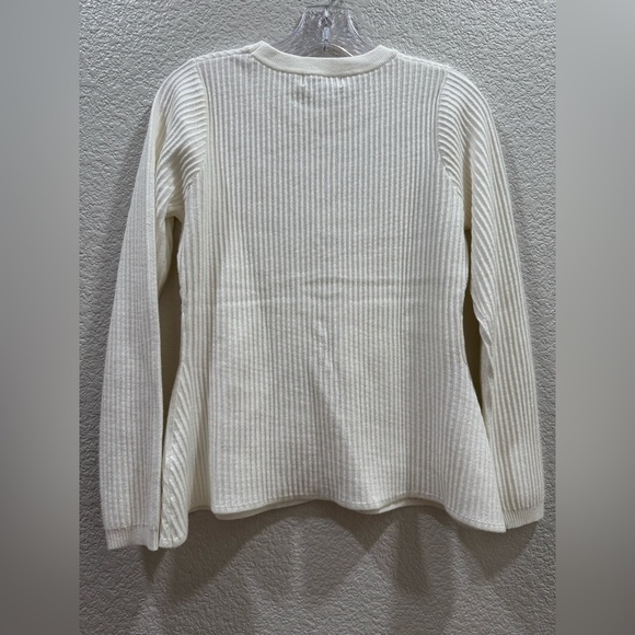 Nanette Lepore Peplum Sweater with Bow Buttons - Picture 5 of 5